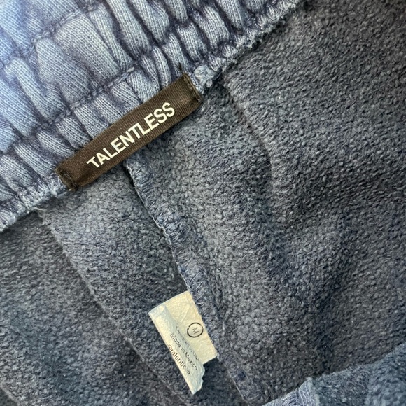 Talentless Blue Faded Hoodie and Sweatpant M - Picture 2 of 8